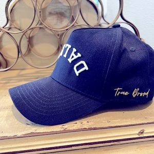 True Brvnd Dallas SnapBack Hat True Brand Upside Down Dallas Navy